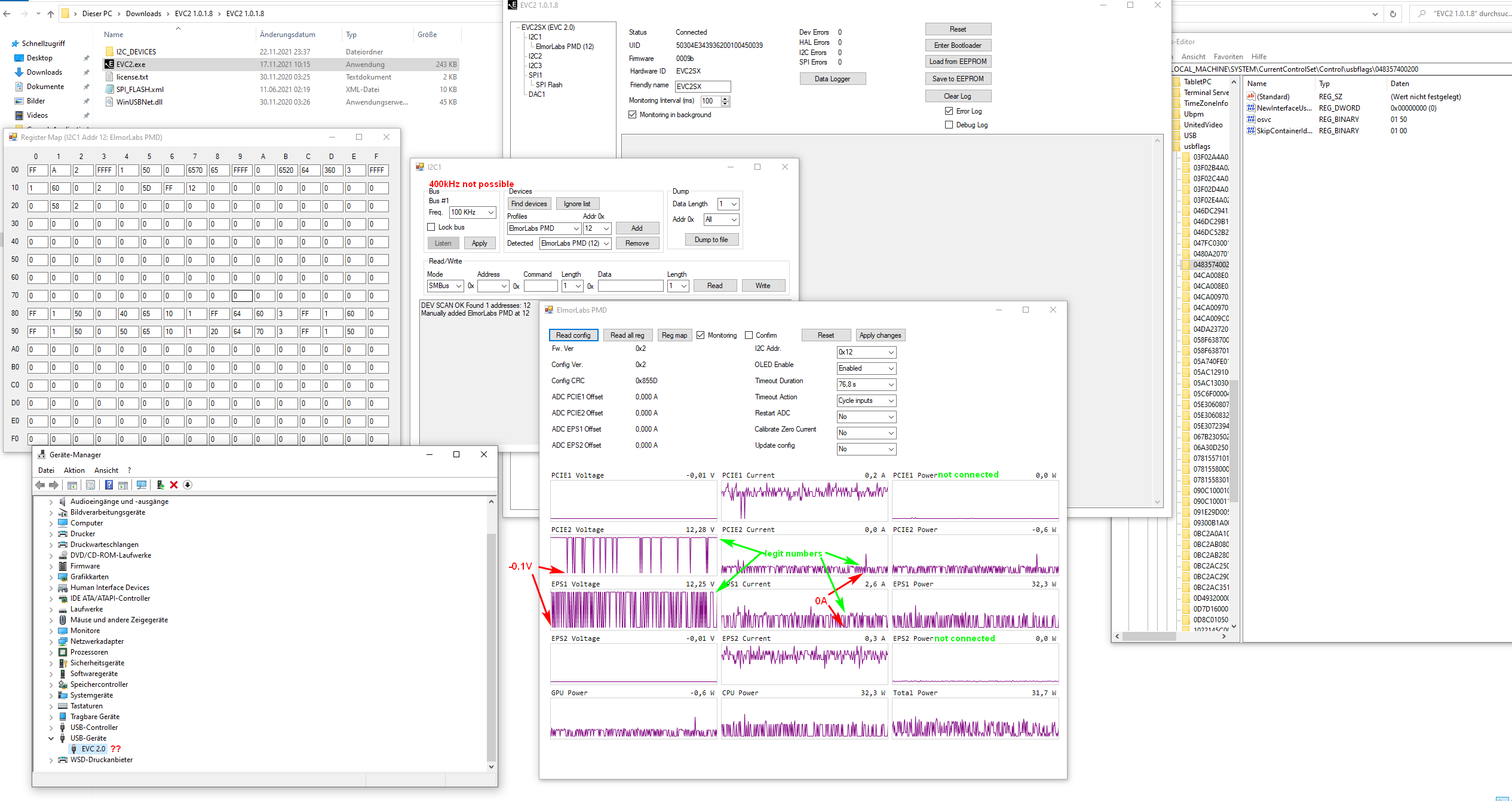 screenshot of monitoring